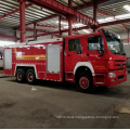 266hp 371hp HOWO red fire truck fire fighting truck